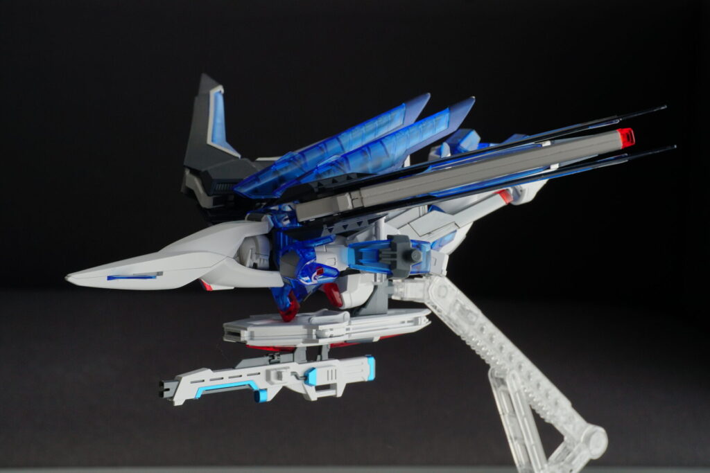 C賞 HG 1/144 ライジングフリーダムガンダム ソリッドクリア MA形態全身