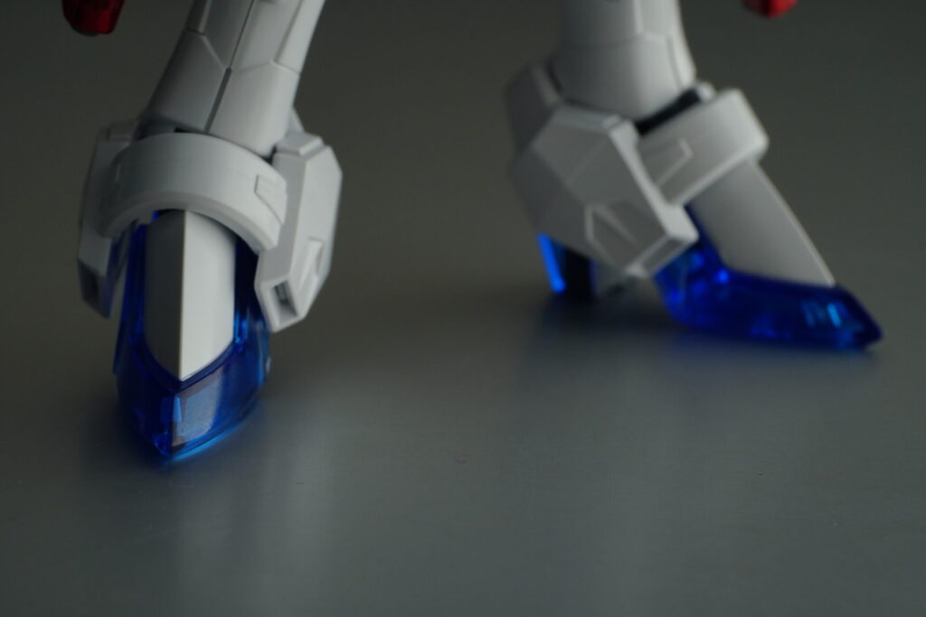 C賞 HG 1/144 ライジングフリーダムガンダム ソリッドクリア つま先