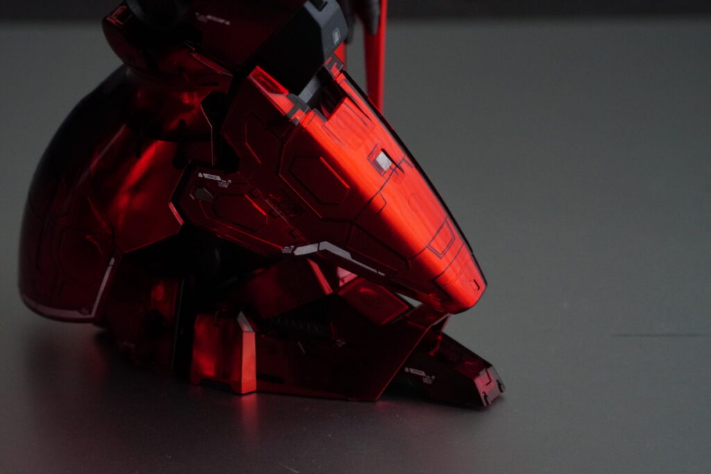 RG サザビー メカニカルコアメッキ 左脚