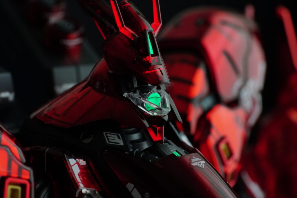 RG サザビー メカニカルコアメッキ 頭部コクピットハッチオープン