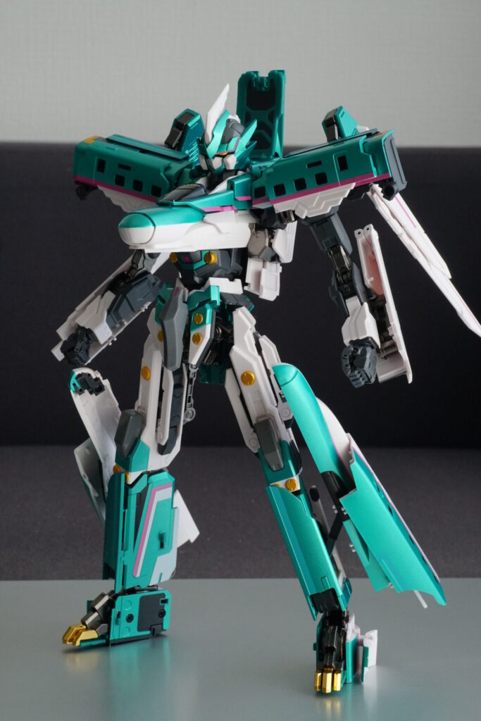 超合金魂 新幹線変形ロボ シンカリオン E5はやぶさ ロボット 右斜め前