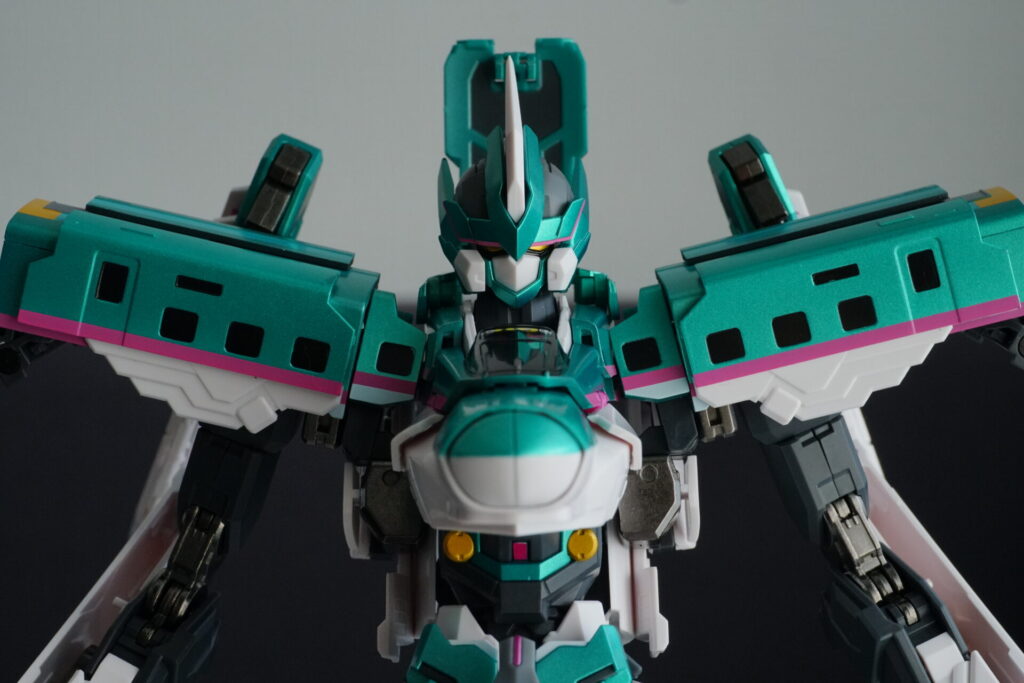 超合金魂 新幹線変形ロボ シンカリオン E5はやぶさ ロボット バストアップ正面