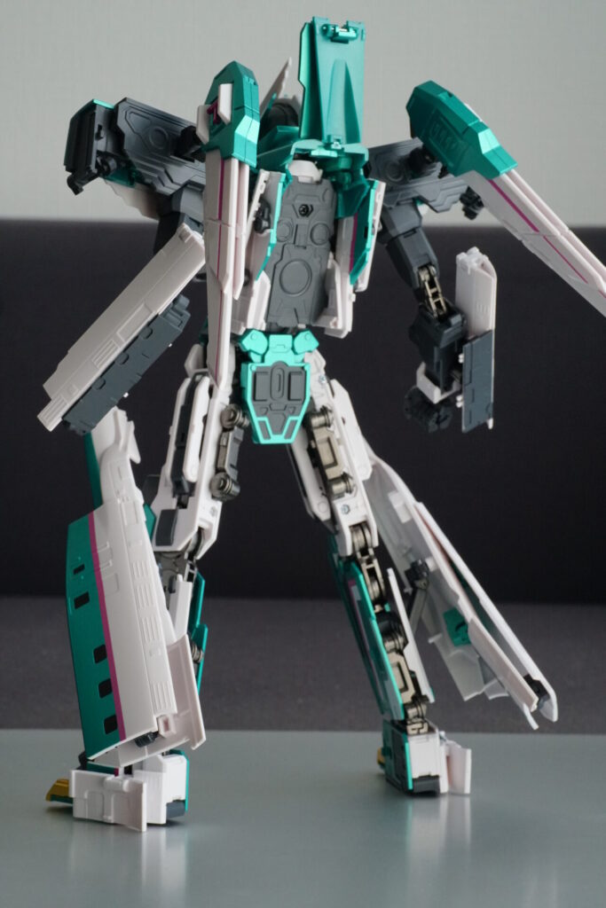 超合金魂 新幹線変形ロボ シンカリオン E5はやぶさ ロボット 背面