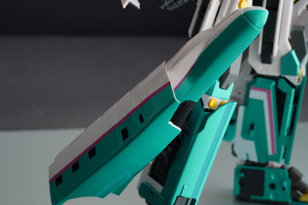 超合金魂 新幹線変形ロボ シンカリオン E5はやぶさ ロボット 脚部カバー