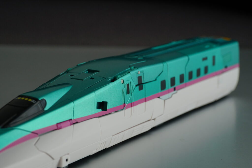 超合金魂 新幹線変形ロボ シンカリオン E5はやぶさ 新幹線モード 先頭車両 分割線