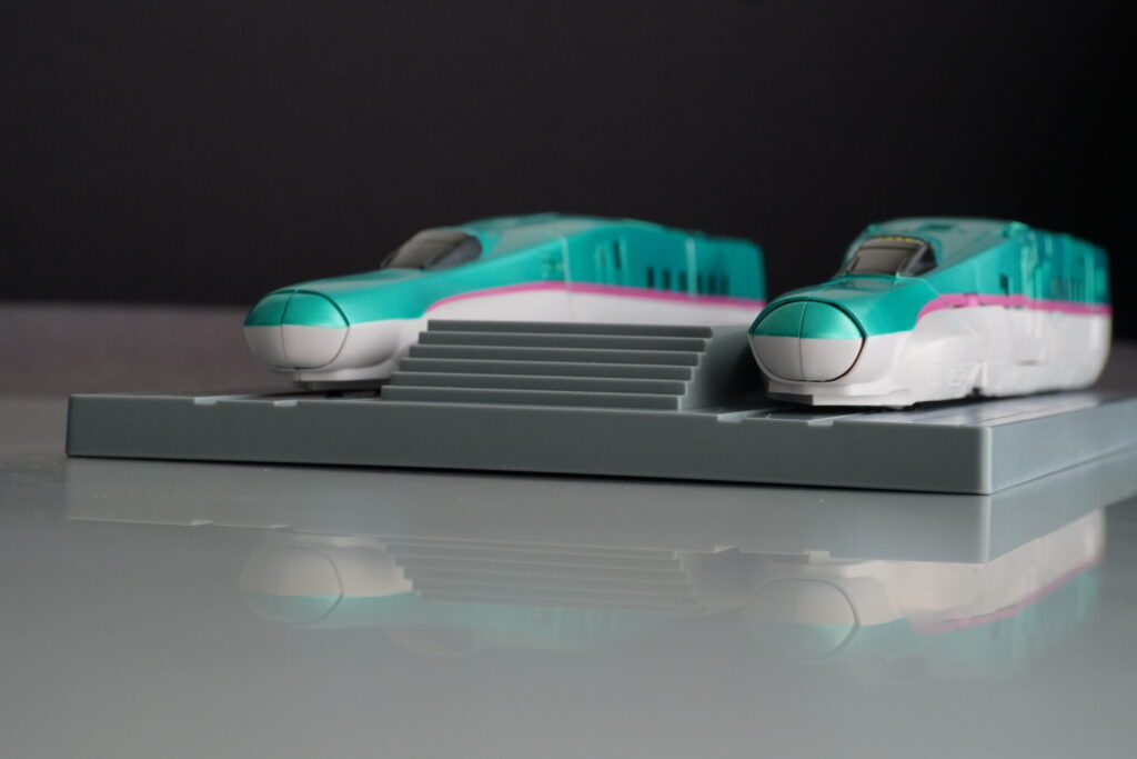 超合金魂 新幹線変形ロボ シンカリオン E5はやぶさ ディスプレイベース 駐車状態