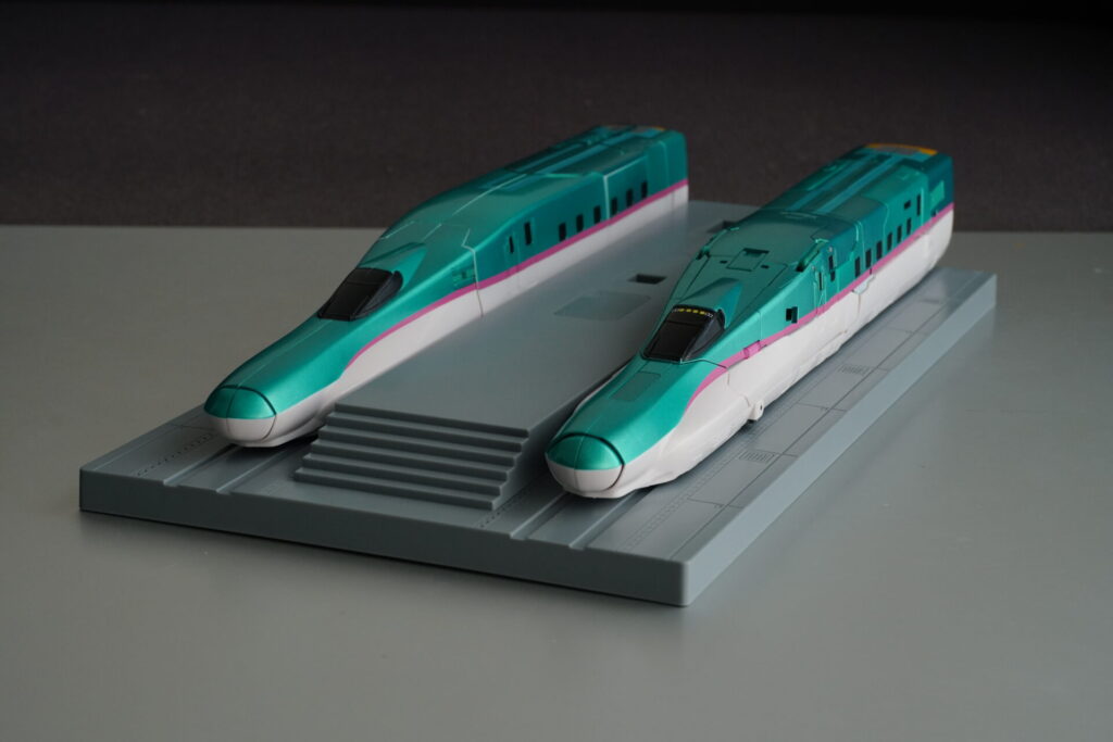 超合金魂 新幹線変形ロボ シンカリオン E5はやぶさ ディスプレイベース 駐車状態 俯瞰